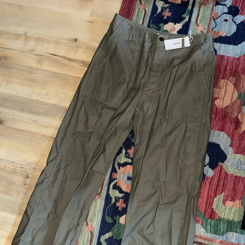Buck Mason Reverse Sateen Fatigue Pant